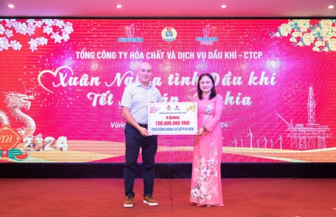 Công đoàn PVChem tổ chức chương trình “Xuân nghĩa tình Dầu khí - Tết ấm áp sẻ chia” năm 2024 tại khu vực phía Nam